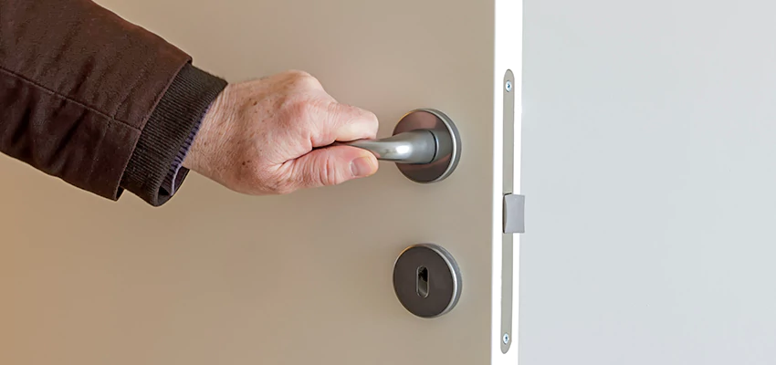 Restroom Locks Privacy Bolt Installation in Hemet, California